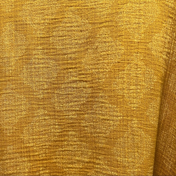 Pure Jill Gold Kimono Style Blouse. Size Medium. Like New. Beautiful! - Picture 9 of 9